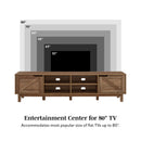 Barn Door 70" Rustic TV Stand