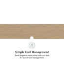 Hamkke Boho 2-Door Floating TV Stand