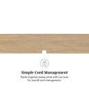 Hamkke Boho 2-Door Floating TV Stand