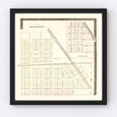 Vintage Map of Melrose, Ohio 1892