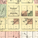 Vintage Map of Geneseo, Illinois 1893