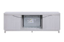 Summit - TV Stand Console With Fireplace - White Walnut Finish by HouseOfZazla