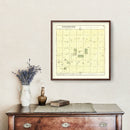 Vintage Map of Andover, Illinois 1893