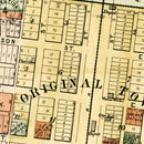 Vintage Map of Arcola, Illinois 1893
