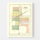 Vintage Map of Arthur, Illinois 1893