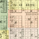 Vintage Map of Arthur, Illinois 1893