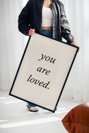 You Are Loved Minimalist Print