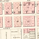Vintage Map of Northville, Michigan 1893