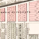 Vintage Map of Wayne, Michigan 1893