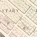Vintage Map of Dearborn, Michigan 1893