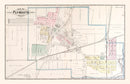 Vintage Map of Plymouth, Michigan 1893