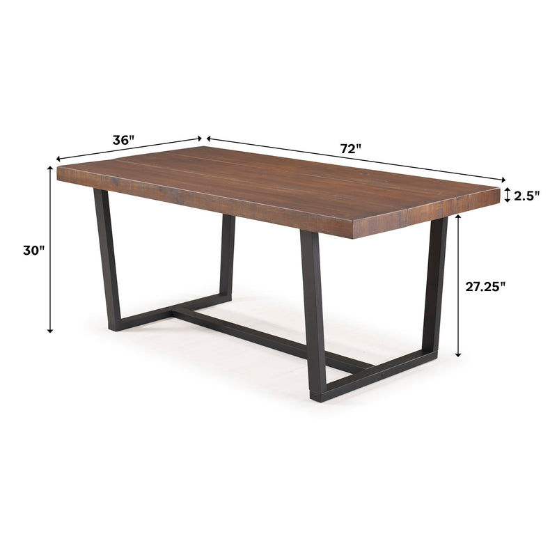 Durango Distressed Wood Dining Table