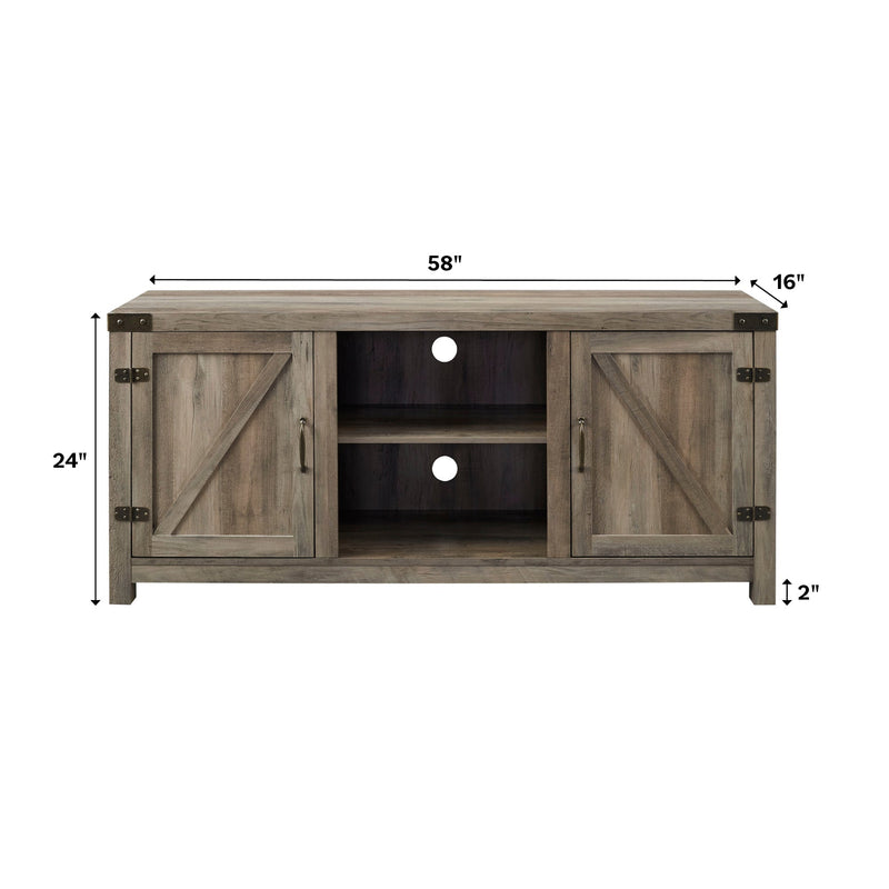 Barn Door TV Stand