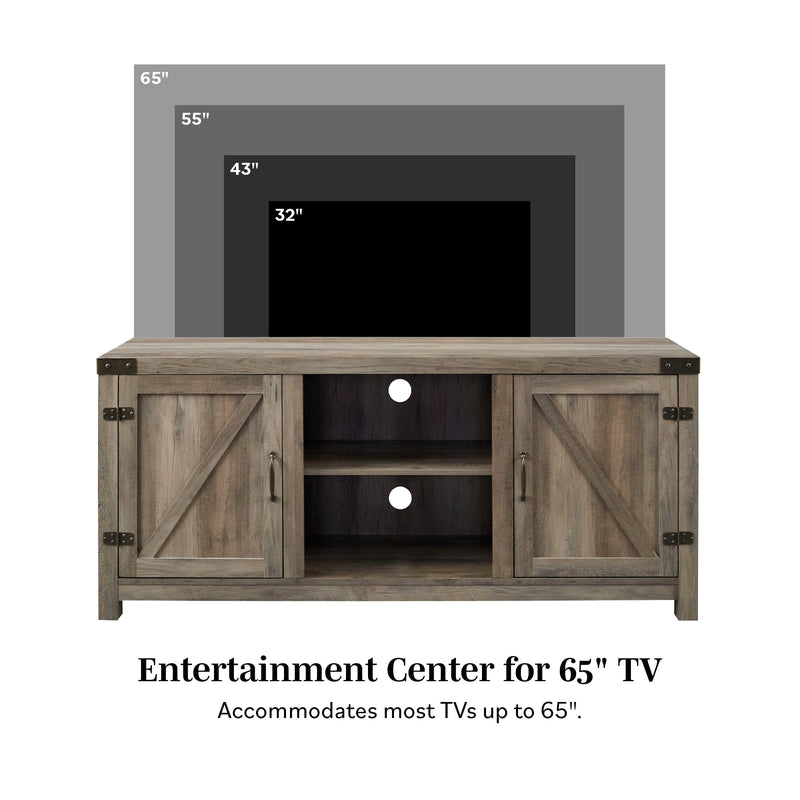 Barn Door TV Stand