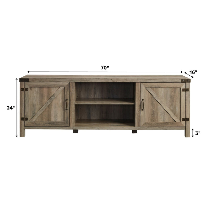 Barn Door TV Stand