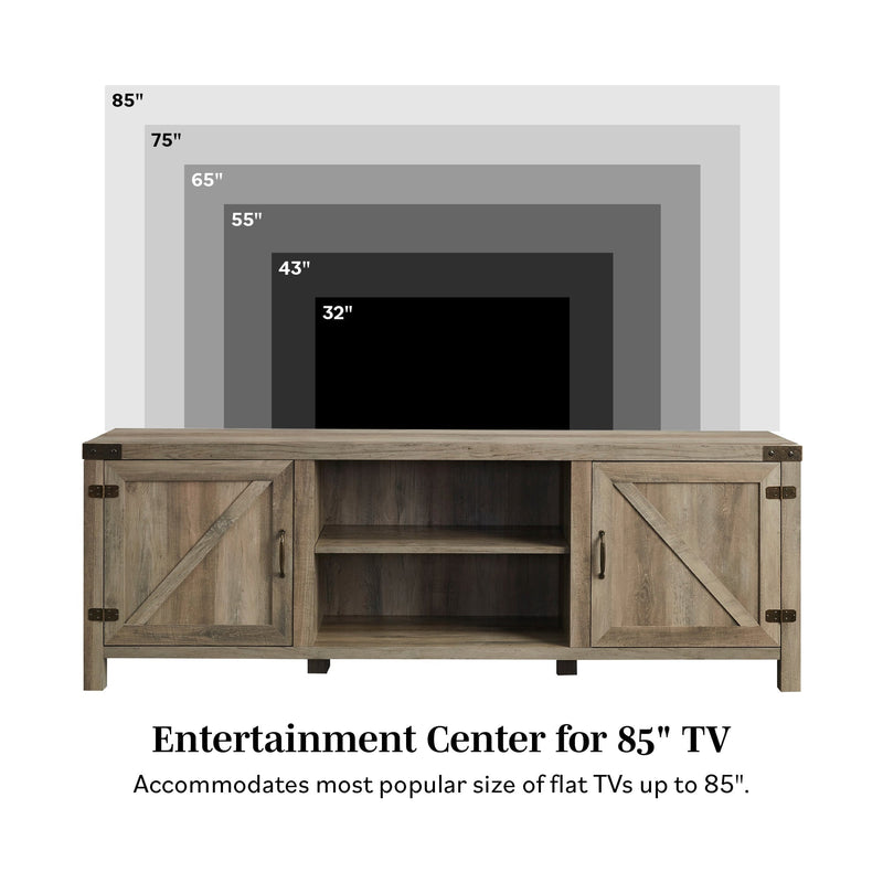 Barn Door TV Stand