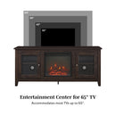 58" Traditional Electric Fireplace TV Stand