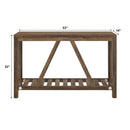 A-Frame Rustic Entry Table