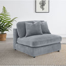 Cassidy - Upholstered Armless Chair by HouseOfZazla
