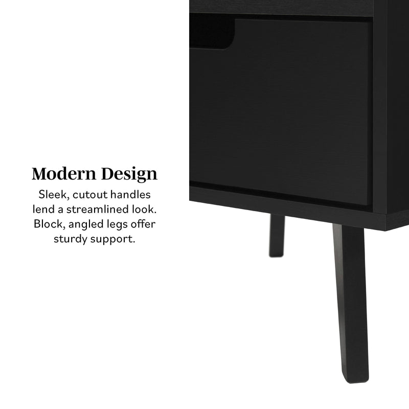 Sloane Hans Mid-Century Modern Angle-Leg Nightstand