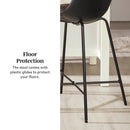 Xuma Urban Industrial Faux Leather Seating Collection (Dining Chair or Counter Stool), Set of 2