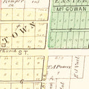 Vintage Map of Industry, Illinois 1893