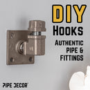 90 Degree Square Elbow Wall Hook Kit (2 Pack)