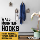 90 Degree Square Elbow Wall Hook Kit (2 Pack)