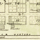 Vintage Map of Good Hope, Illinois 1893