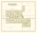 Vintage Map of Good Hope, Illinois 1893