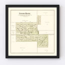 Vintage Map of Good Hope, Illinois 1893