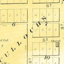 Vintage Map of Washburn, Illinois 1893