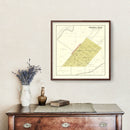 Vintage Map of Spring Bay, Illinois 1893