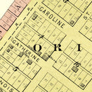 Vintage Map of Spring Bay, Illinois 1893