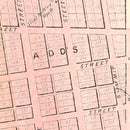 Vintage Map of Kendallville, Indiana 1893