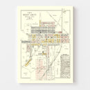 Vintage Map of West Unity, Ohio 1894