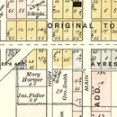 Vintage Map of West Unity, Ohio 1894