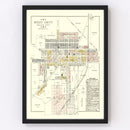Vintage Map of West Unity, Ohio 1894