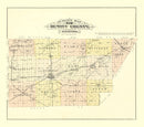 Vintage Map of De Witt County, Illinois 1894