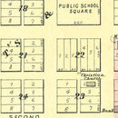 Vintage Map of Waynesville, Illinois 1894