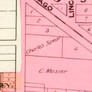 Vintage Map of Hebron, Indiana 1895