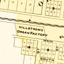 Vintage Map of Chesterton, Indiana 1895