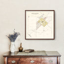 Vintage Map of New Canton, Illinois 1895