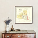 Vintage Map of Baylis, Illinois 1895