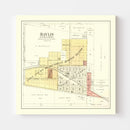 Vintage Map of Baylis, Illinois 1895