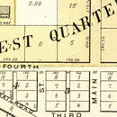 Vintage Map of Baylis, Illinois 1895