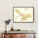 Vintage Map of Rockport, Illinois 1895