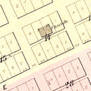 Vintage Map of Dexter, Michigan 1895