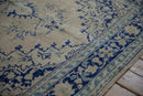 6.5x9.5 Vintage Distressed Oushak Carpet