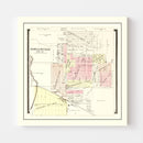 Vintage Map of Fowlerville, Michigan 1895